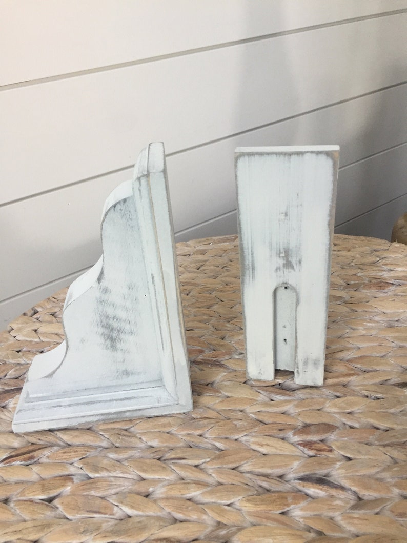 Charcoal/black Bookends Farmhouse bookends Rustic Bookends Etsy
