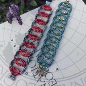 English - Tutorial Bracelet "Orbit" (PDF, German)