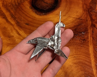 Origami Unicorn, Inspired by Blade Runner and Gaff's Origami, 3D Printed Unicorn, Unicorn Model, Satire