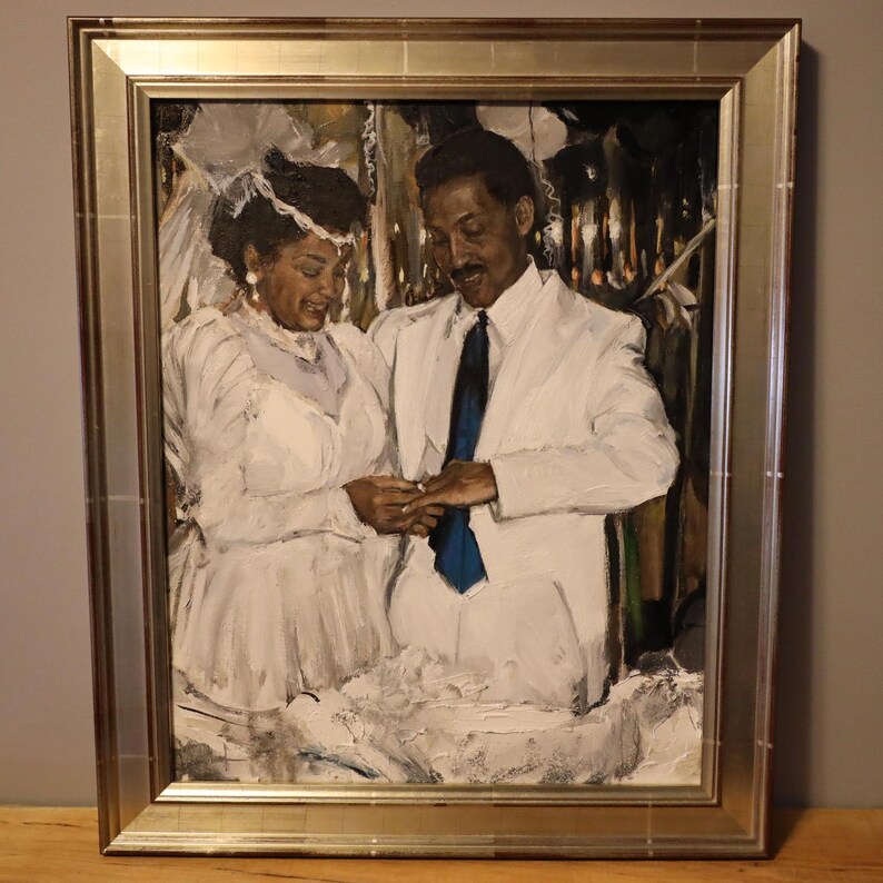 Custom Portraits Art Commissions Handmade Oil Paintings Family Photo