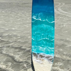 Ocean epoxy resin 6 foot surfboard  free shipping ocean epoxy table surfboard epoxy sign surfboard wall decor surfboard wall art design