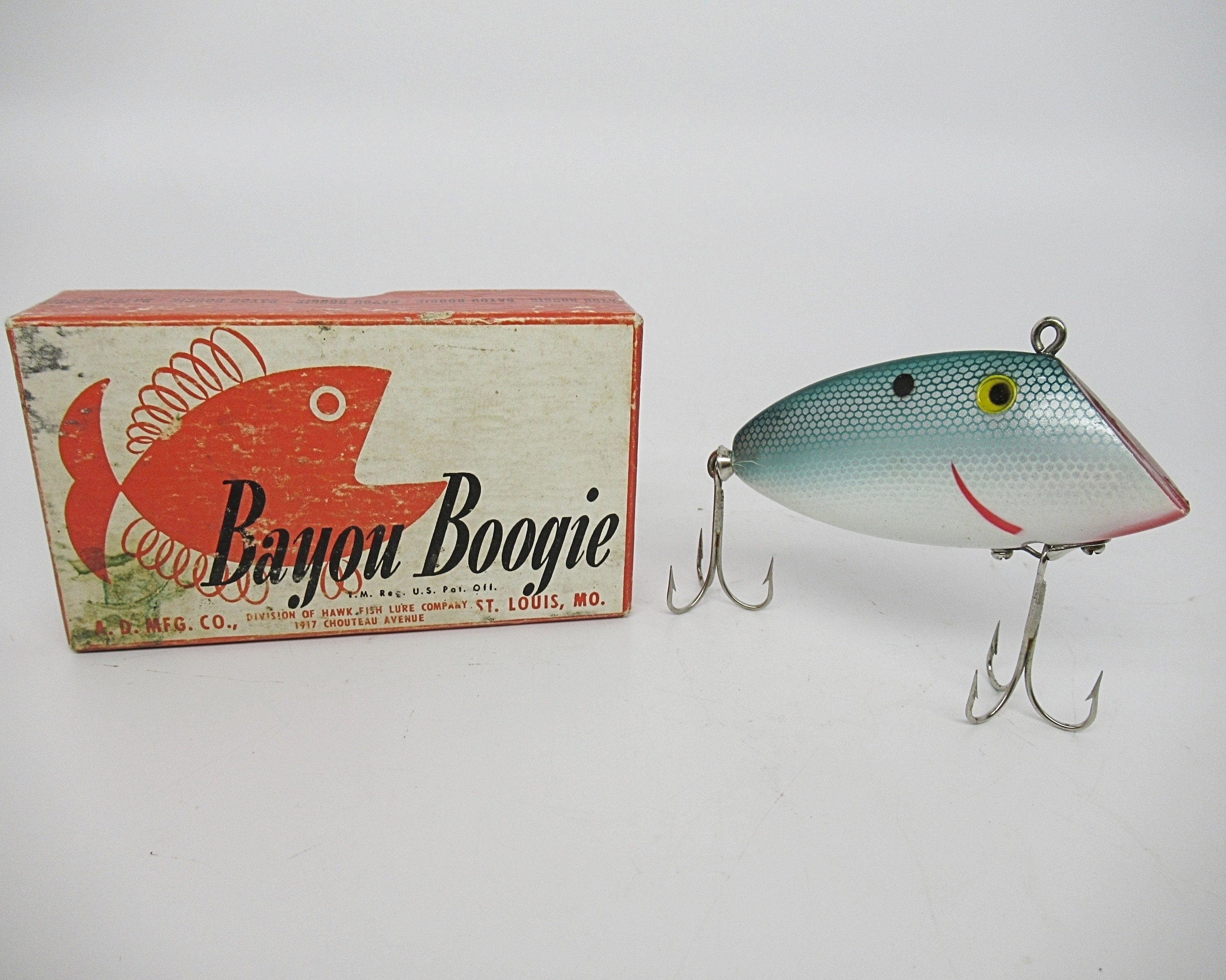 Bayou Boogie Shad Fishing Lure Fishing Gift for Dad Fishing Decor