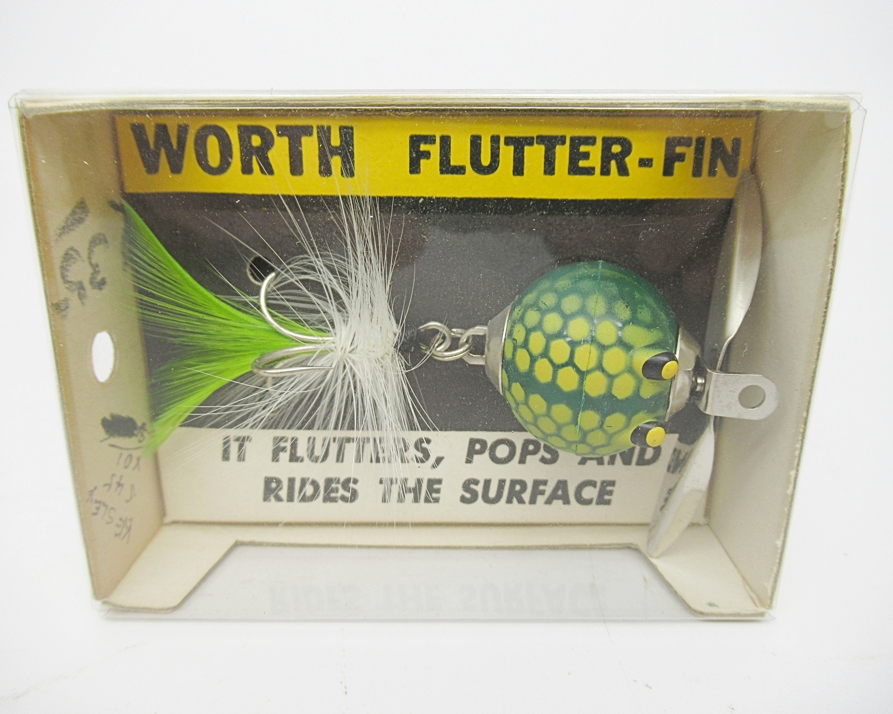 Vintage Worth Flutter Fin NIB Fishing Lure Fishing Gift for Dad