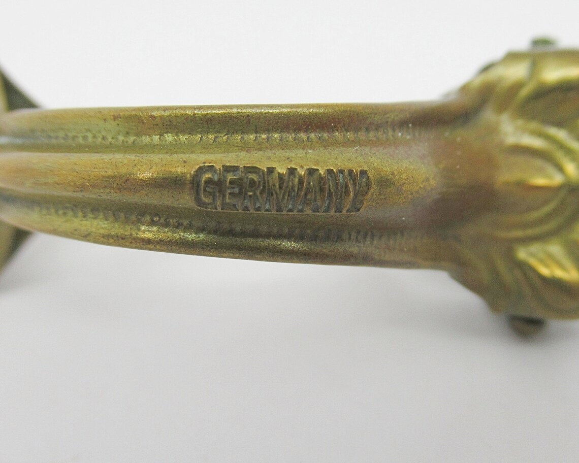 Set of 11 Vintage Napkin Rings Solid Brass Made in Germany Etsy