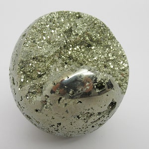 Iron Pyrite Sphere Protective Stone Fortunate Stone Fools Gold Chakra Wicca