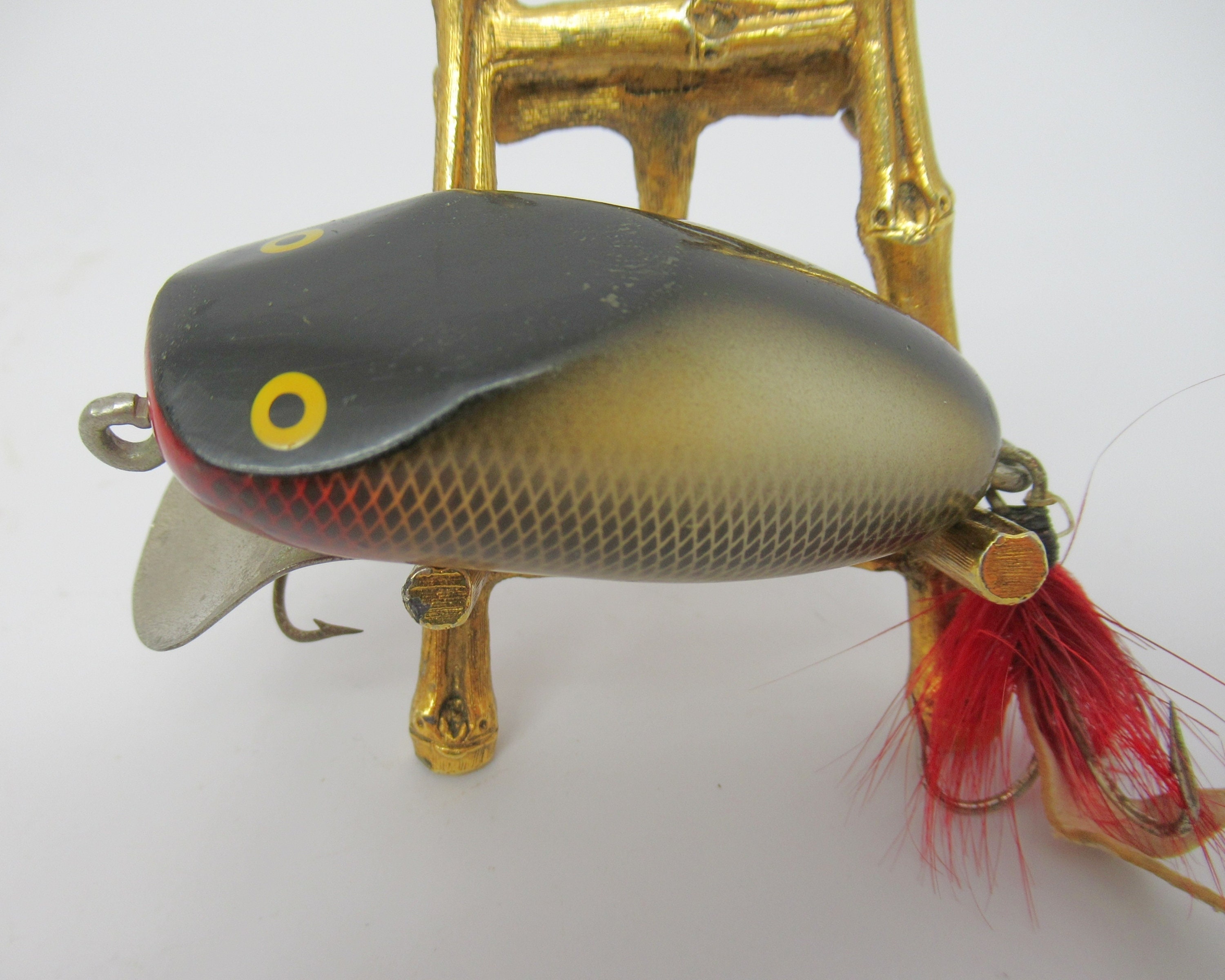 Vintage Fishing Lure Ol Skipper Lucky Tail Wobbler Fishing Gift for Dad  Fishing Decor Antique Fishing Tackle 