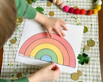 St. Patrick's Day Activity Bundle - Busy Book Printables - Toddler Activities - St. Patrick's Printable Activities- Leprechaun Activities