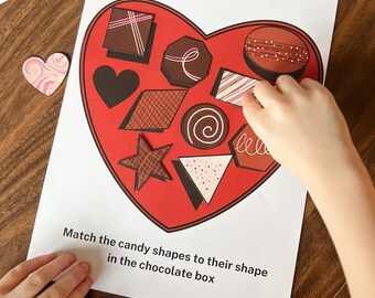 Valentines Day Busy Book Pages - Busy Book Printables - Toddler Activities - Valentine Printable Activities