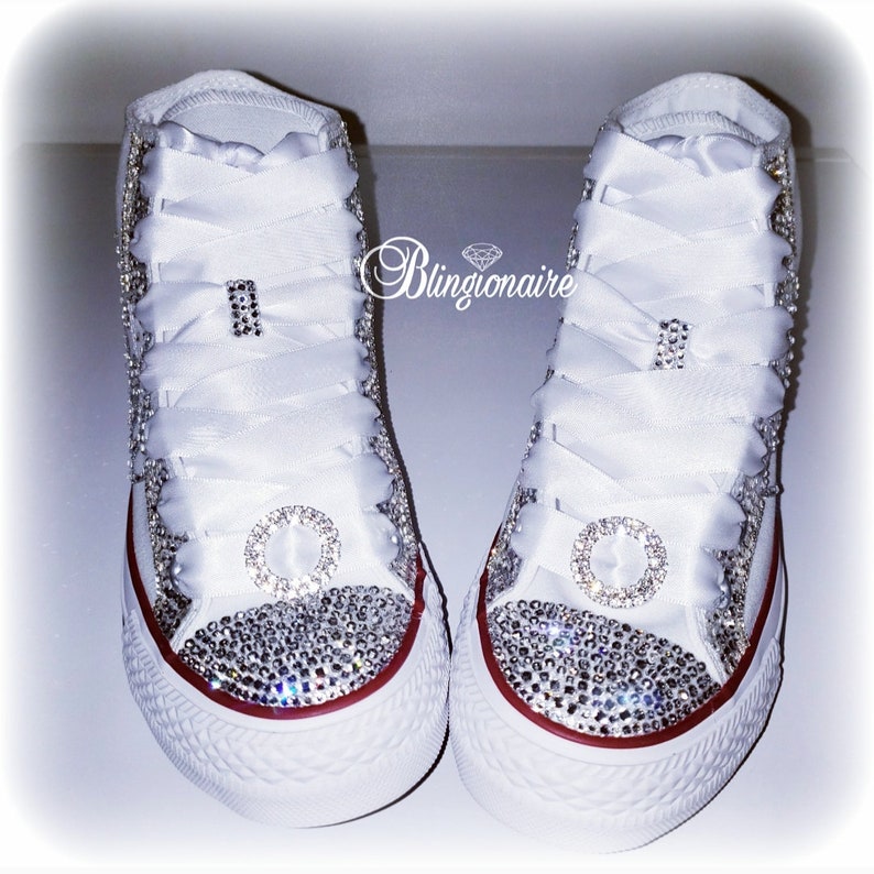 Bride Swarovski Wedding Sneakers | Etsy