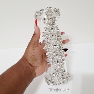 Acrylic Rhinestone Cinderella Bride Bouquet Holder