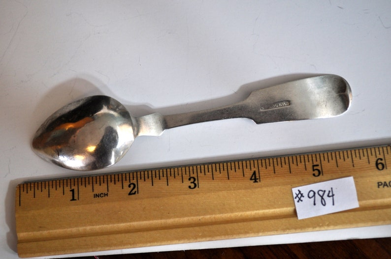 nice gift idea Antique Sterling Silver Vintage coin silver spoon Coin Silver Sterling Spoon sterling in our shop,#984 Over 100 pc