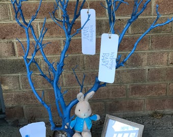 Bunny Rabbit themed Baby Shower Wish Tree!