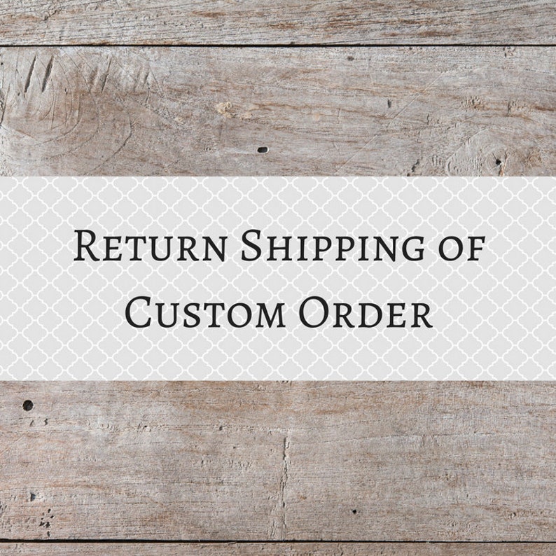 Return Shipping of Contents of a Custom Order for Lanier Printables Customer