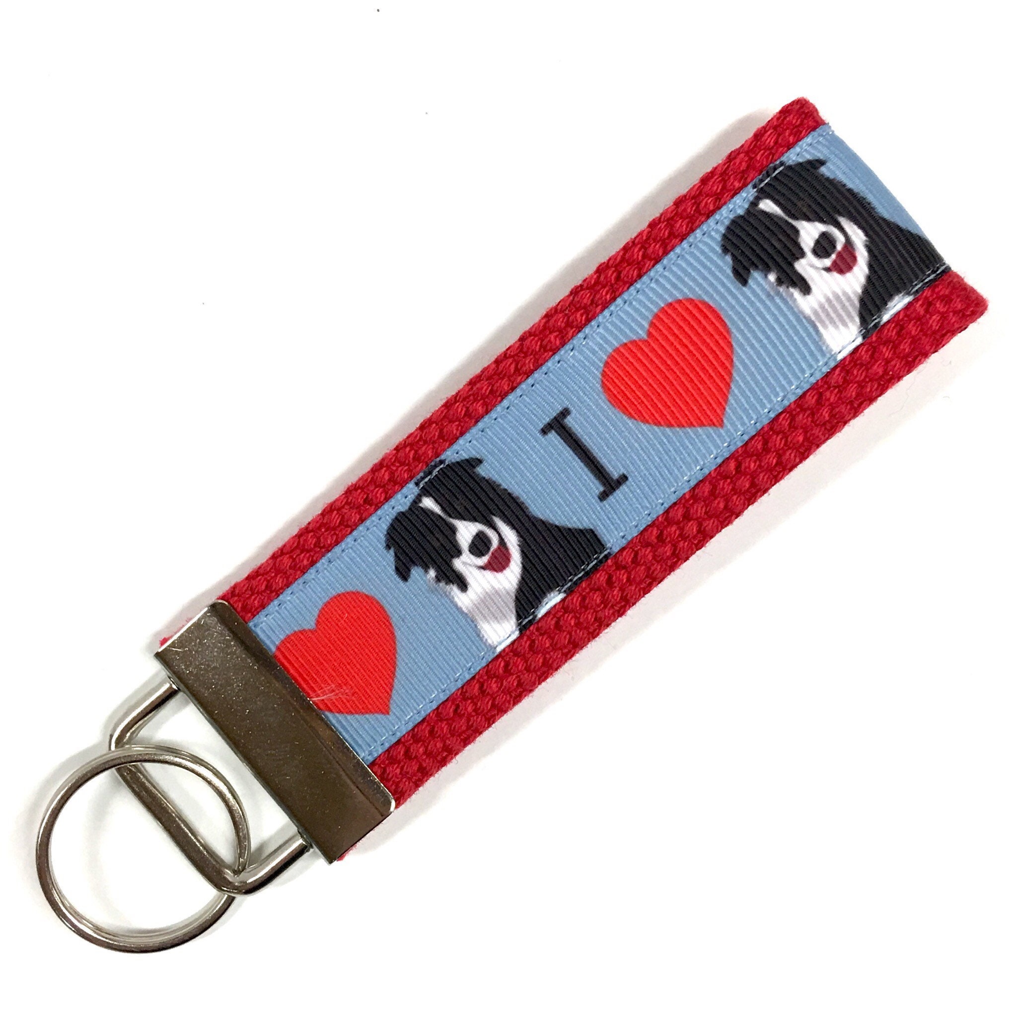 Shepherd keychain Australian shepherd keychain Aussie keychain Etsy