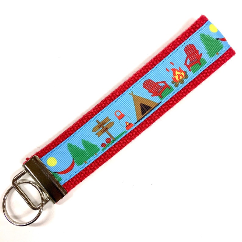 Camping Keychain with Tents Glamping Keychain for Camping Etsy