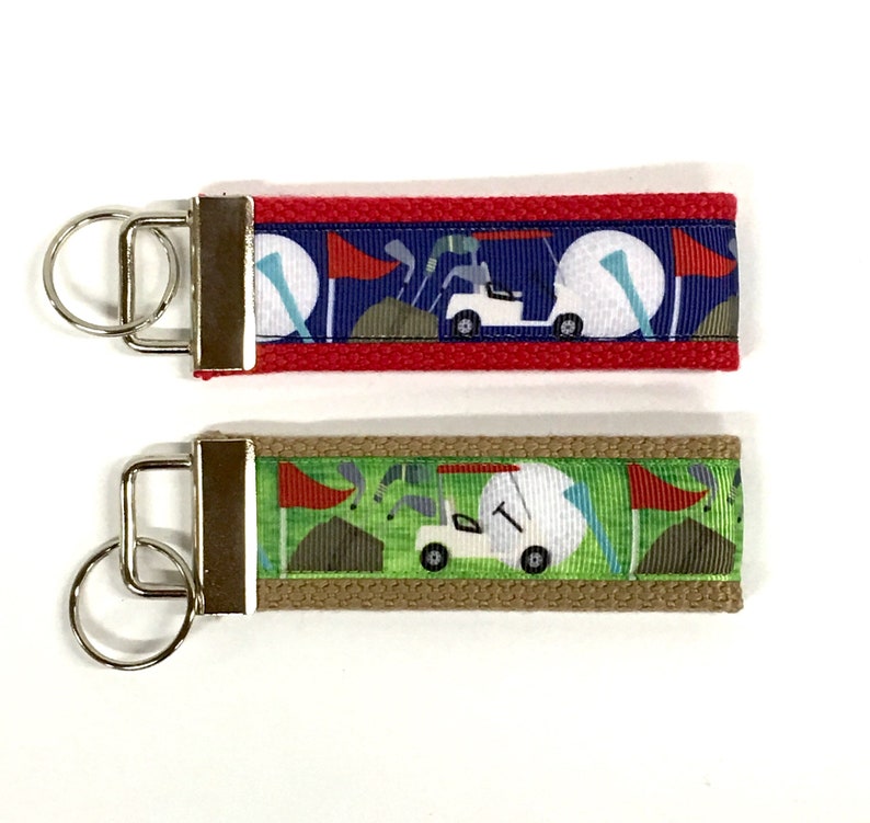 Golf Gifts for Golf Wristlet Key Chain Golf key fob golf Etsy