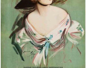 Stephanie en verde, Posh Chalk Deluxe Decoupage, tamaño A3