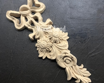 WoodUBend 1726 - Guirnalda de flores - Medidas Aprox. 3.15" x 10.24"