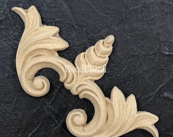 WoodUBend 6104 - Scroll Emblem - Medidas aprox. 4.72" x 2.44"