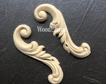 WoodUBend 1650 - Pergaminos decorativos - Medida Aprox. 4.72" X 1.97"