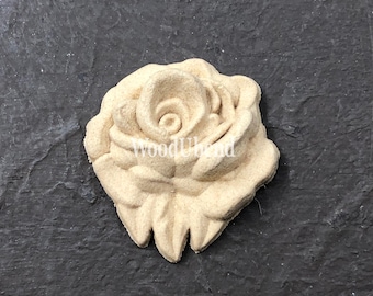 WoodUBend 342 - Small Rose - Medidas Aprox. 1.58" X 1.58"