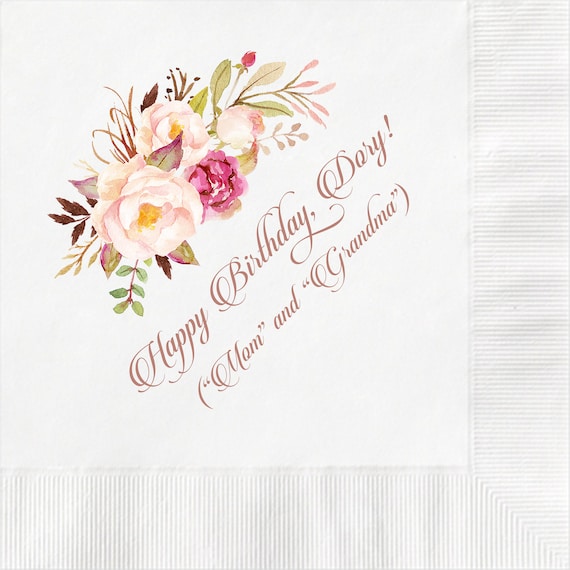 personalized baby napkins