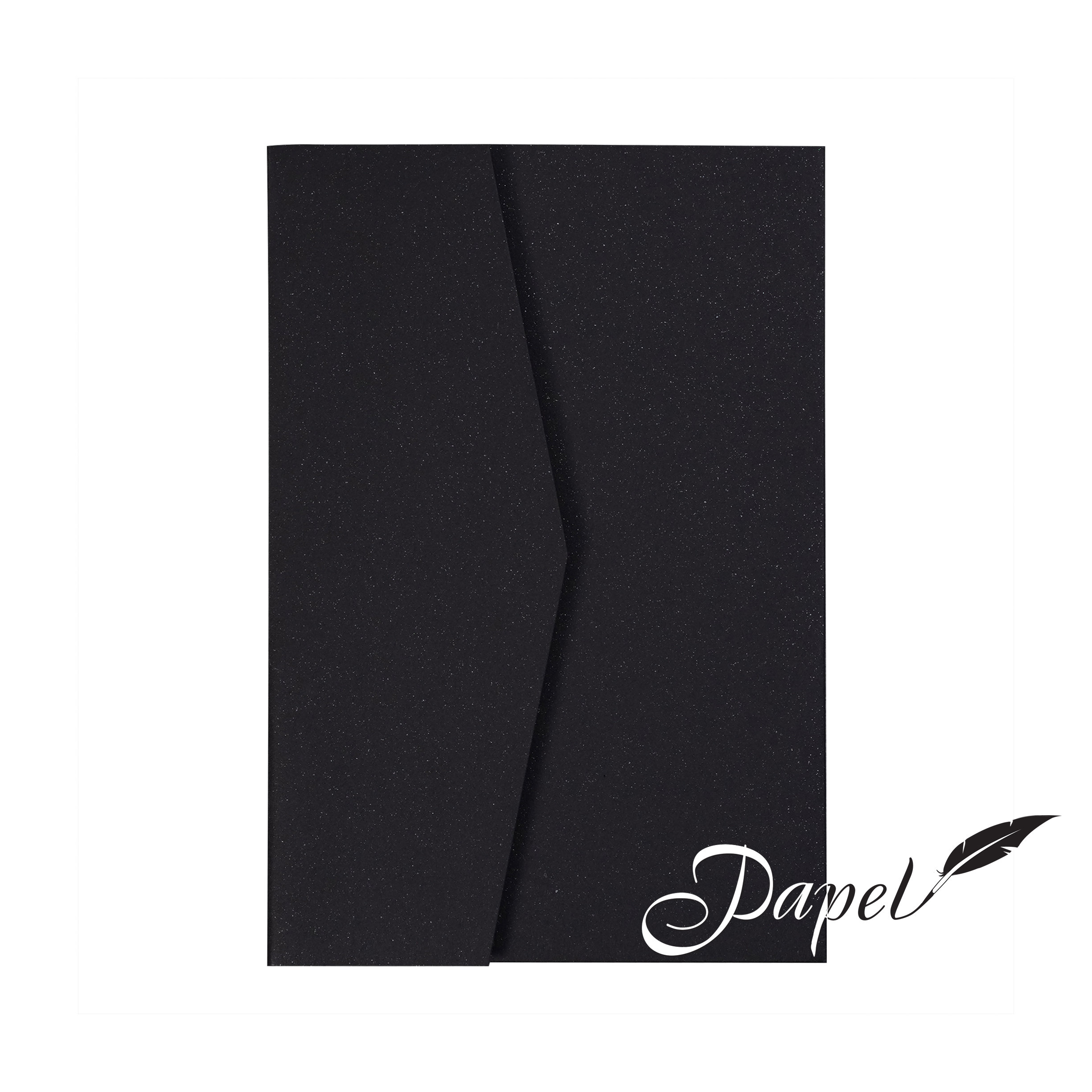 Simple Black Iridescent Shimmer Laser Cut Pocket - Tri-fold - No Inserts or  Envelopes - Fits 5 X 7 Invitation - Lots of Colors - Sets of 50 - Etsy, image size:2450x2450