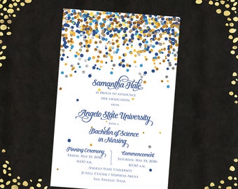 Bachelor Graduation Invitations 6