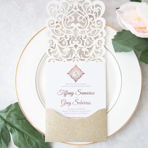 Laser Cut Wedding Invitations: Personalized Invitation Suite