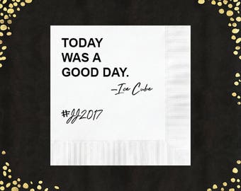 Custom Wedding Napkins: Personalized Cocktail, Beverage, or Luncheon