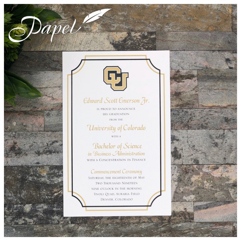 College Graduation Invitations or Announcements | Etsy