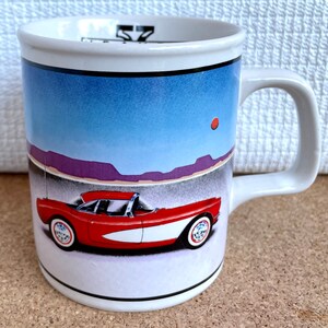 Vtg Corvette "57 Heaven" Mug, Plymouth, Inc., Enesco, Made in Korea, 1985 -  Etsy