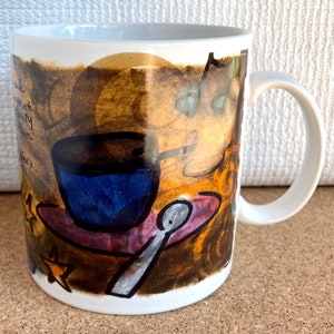 Vtg Starbucks "Coffee Break Essentials Mug," Fun Coffee Break Definition, Made in Thailand, 1998