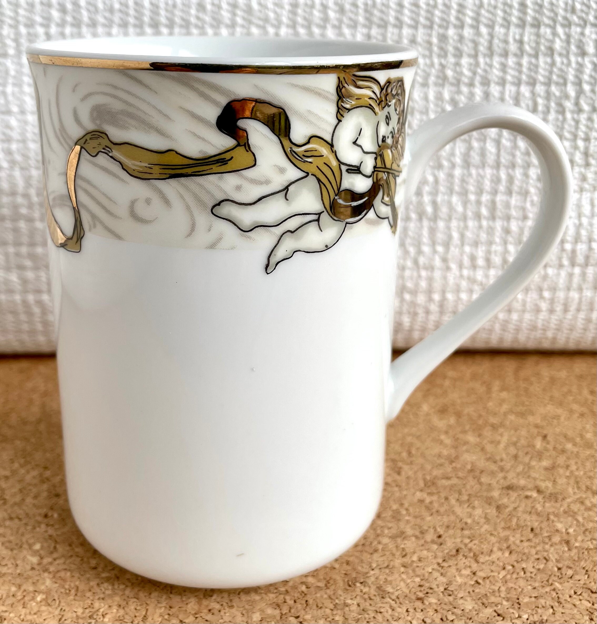 4 piece ceramic mug set White Essential Classic 12-Oz Can Shape Mugs , Set of 4 – Euro Ceramica main image 1
