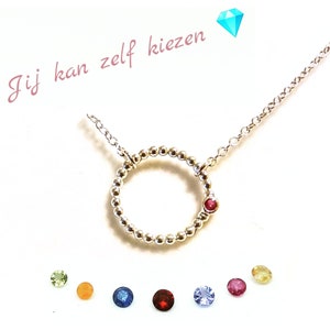 MySimply kleurige zilveren bedelketting