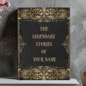 Personalized Writing Journal, Custom Vintage Style Hardcover Novelty Secret Diary Gift, Unique Customizable Journal, Gift for Writers D02