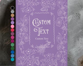 Personalized Toile de Jouy Journal, Custom Coquette Hardcover Notebook for Women, Bridesmaid Proposal, Wedding Bridal Party Gift D22