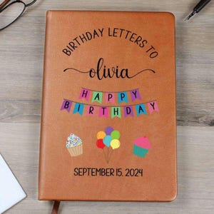 Personalized Birthday Keepsake Journal.Custom Birthday Memory Book.New Baby Shower Gift for New Mom.Letters Notebook Parent of Toddler Kids