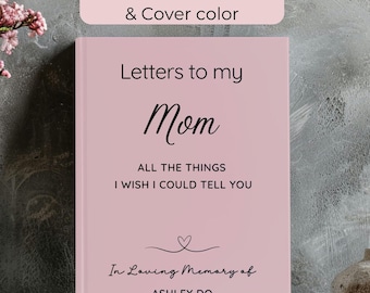 Personalized Letters To My Son In Heaven Keepsake Notebook, Memorial