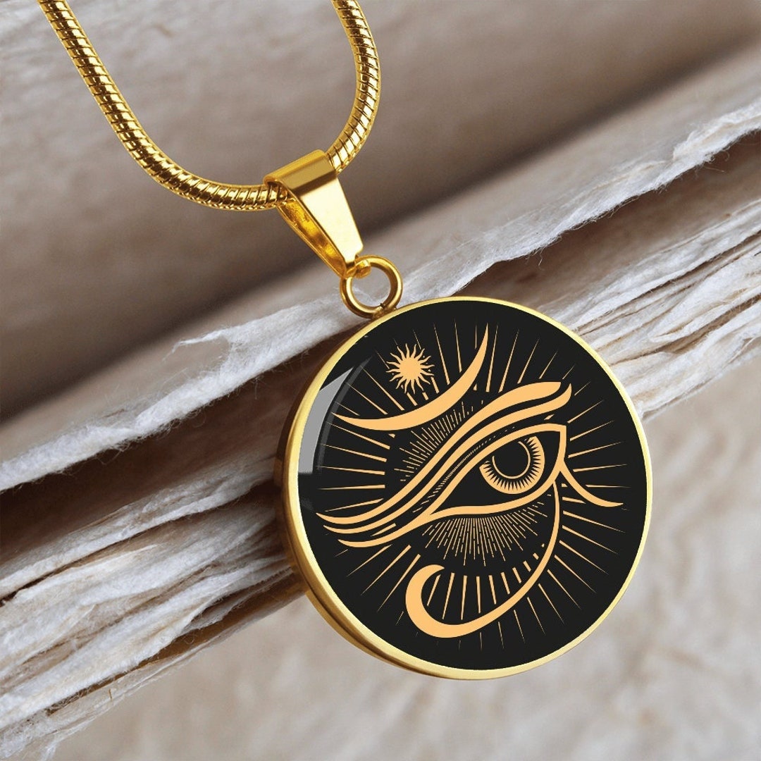 Dynamic Eye Of Ra Necklace Abstract Collection Dynamic Eye Of Ra Necklace Abstract Collection