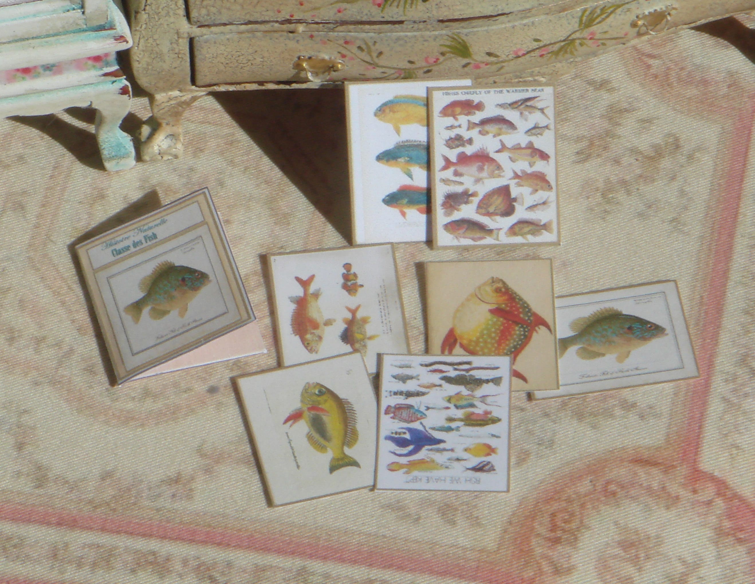 Scatola Di Pesce In Miniatura Gulf Coast Seafood Company &ndash; Scala 1:12 &ndash; Negozio Texas