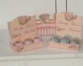 Pantalla de casa de muñecas de lana. 1:12 coser casa de muñecas en miniatura.