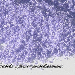 Dollhouse floral embellishment. 1:12 dollhouse miniature flower soft embellishmet. -LAVENDER-