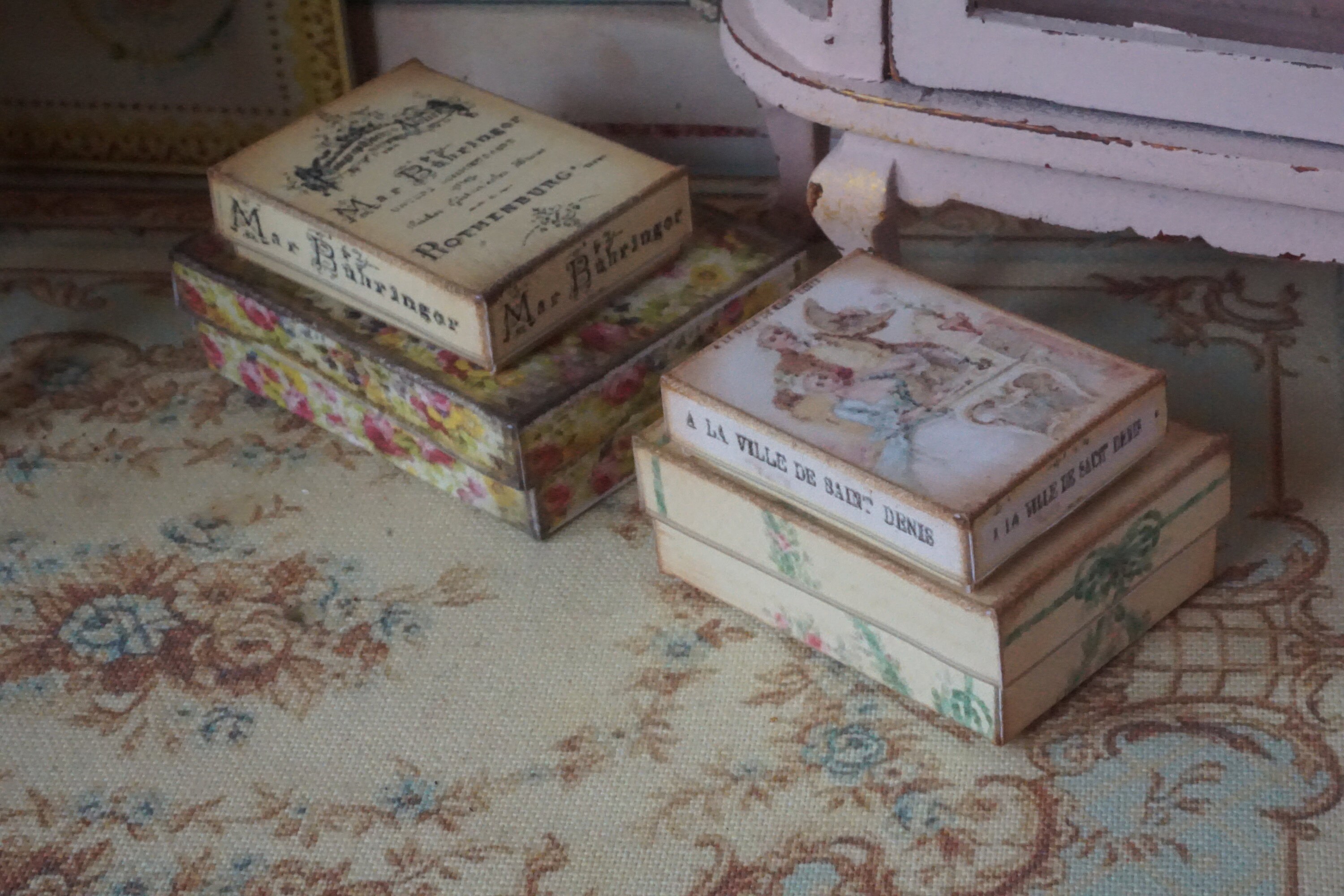 Pdf***downloable Vintage Antique Set of Four Victorian Boxes Set 2 ...