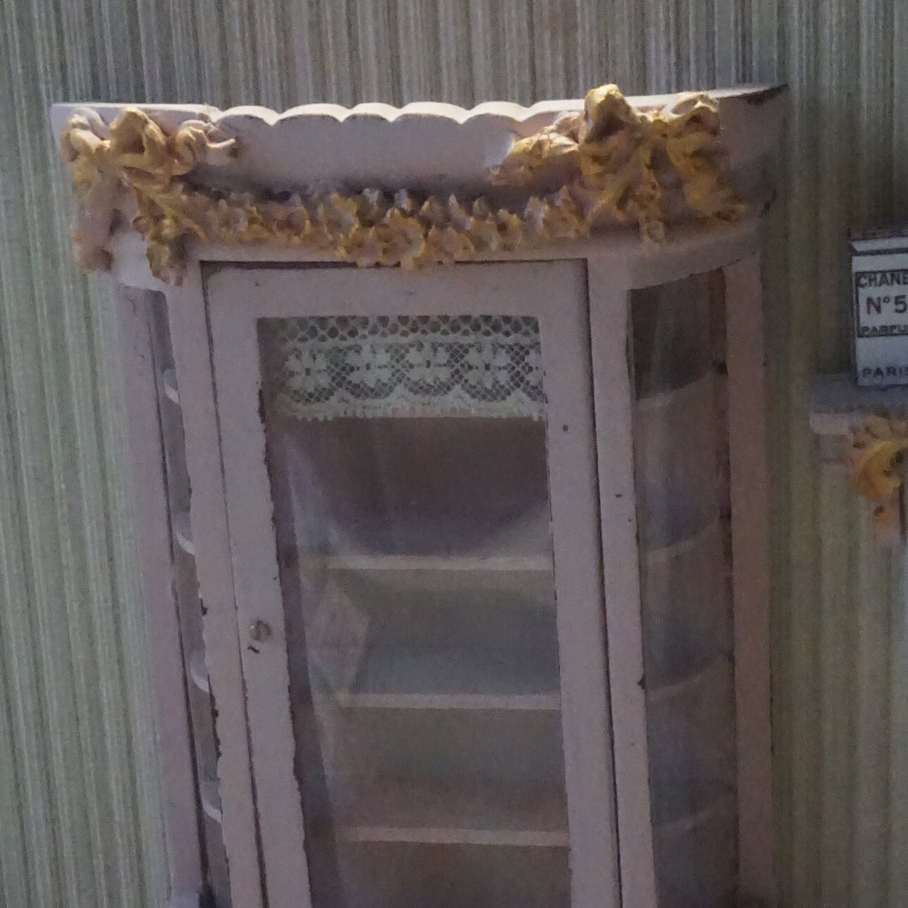 NUEVODollhouse Shabby Vintage gabinete alto. 1:12 muebles en | Etsy