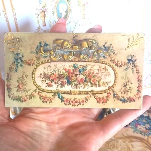 NEW**Dollhouse Antique brocante Panel. 1:12 Dollhouse Miniature french style wall panel. Dollhouse wall decor french style. Rococo dollhouse
