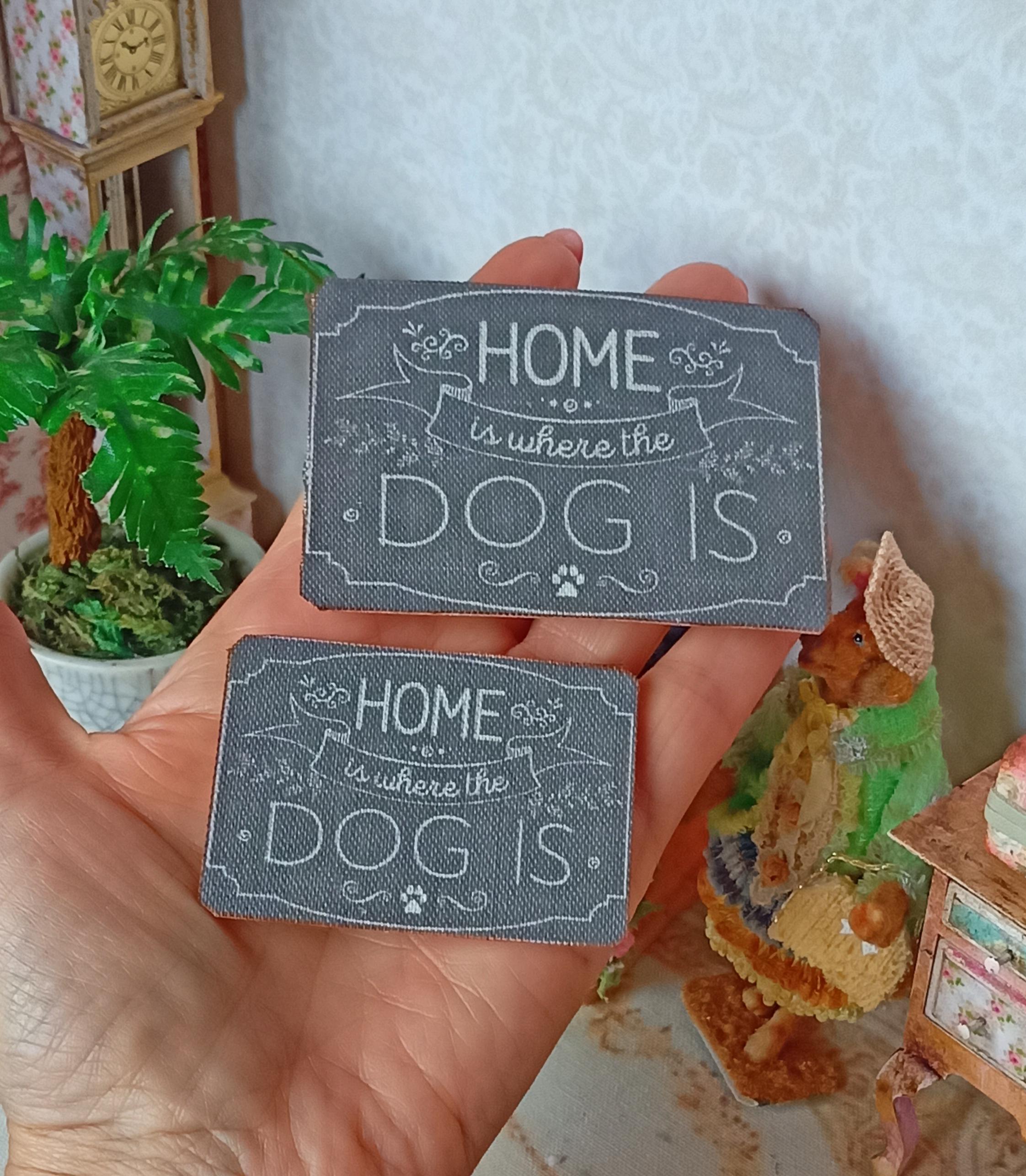 New** Dollhouse Dogs House. 1:12 Miniature Dog House Porcelain