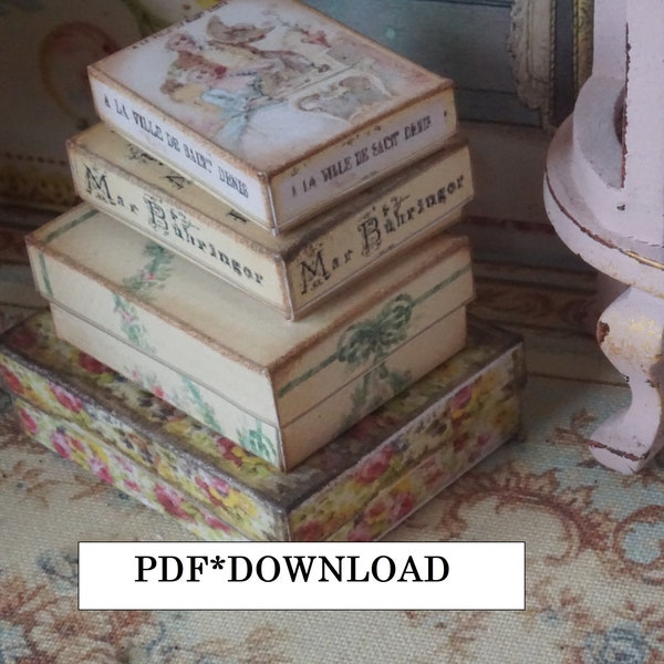 Victorian Miniature Printables - Etsy