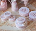 NEW**Dollhouse Cream Tins Rosewater Collection. 1:12 Miniature  for Dollhouses. Children perfumery for dollhouse Miniature. product logo