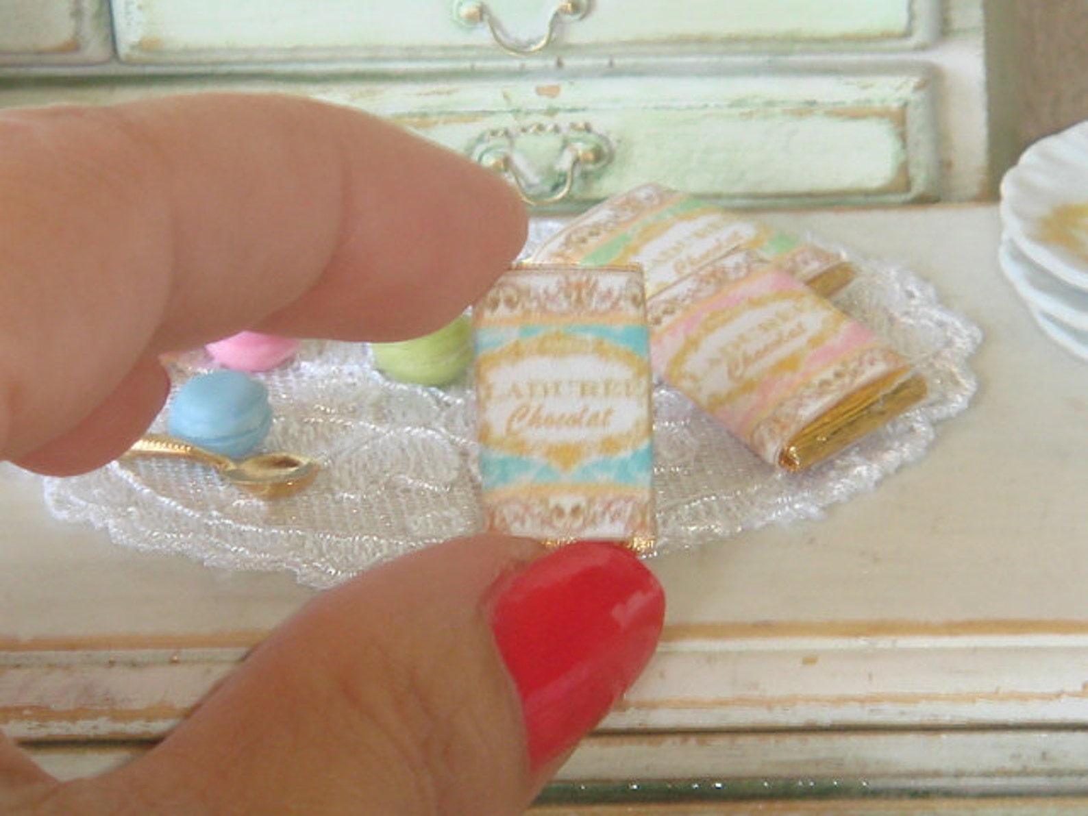Dollhouse Chocolate Bars. 112 Miniature Chocolates for Etsy